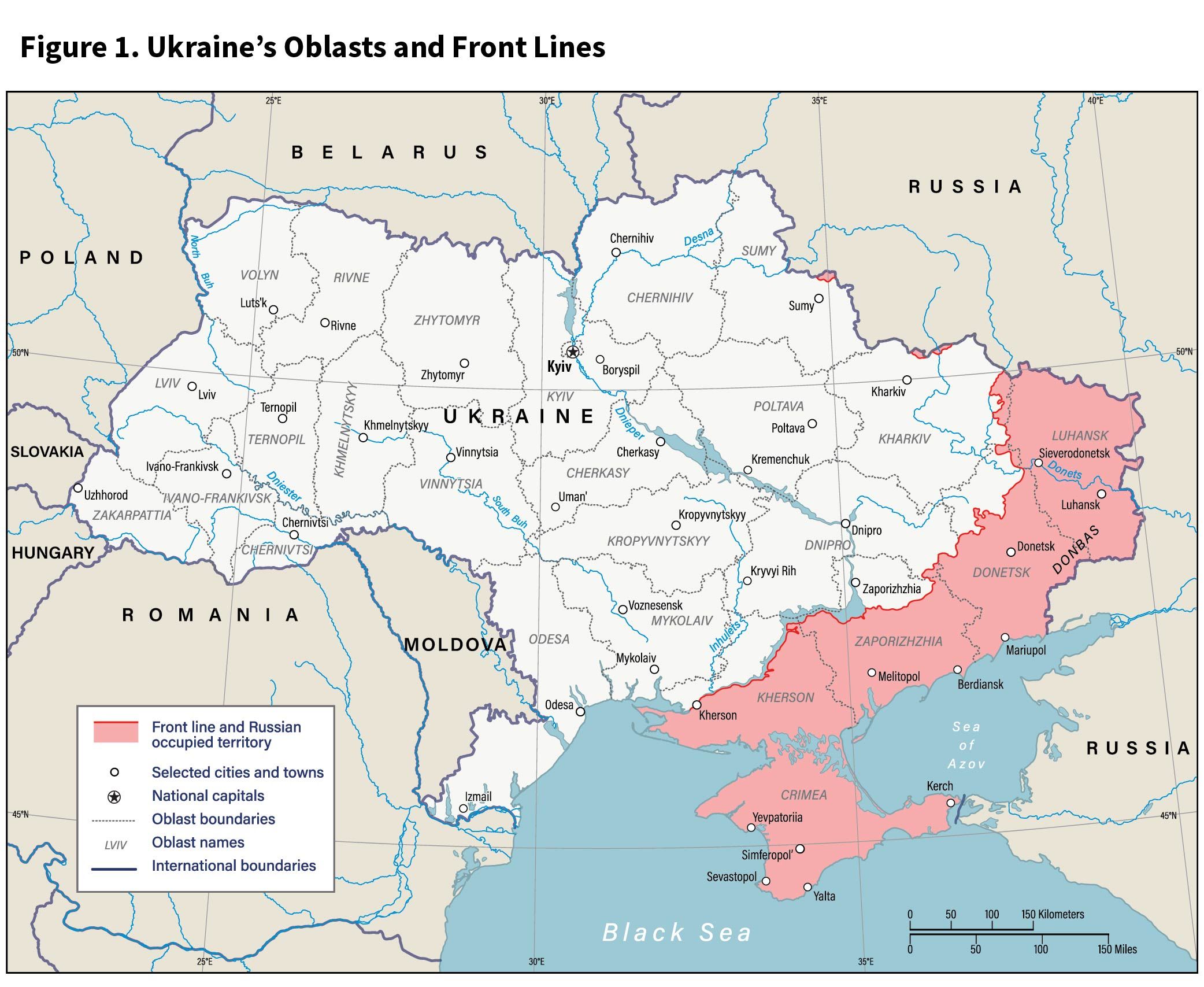 Map of Ukraine