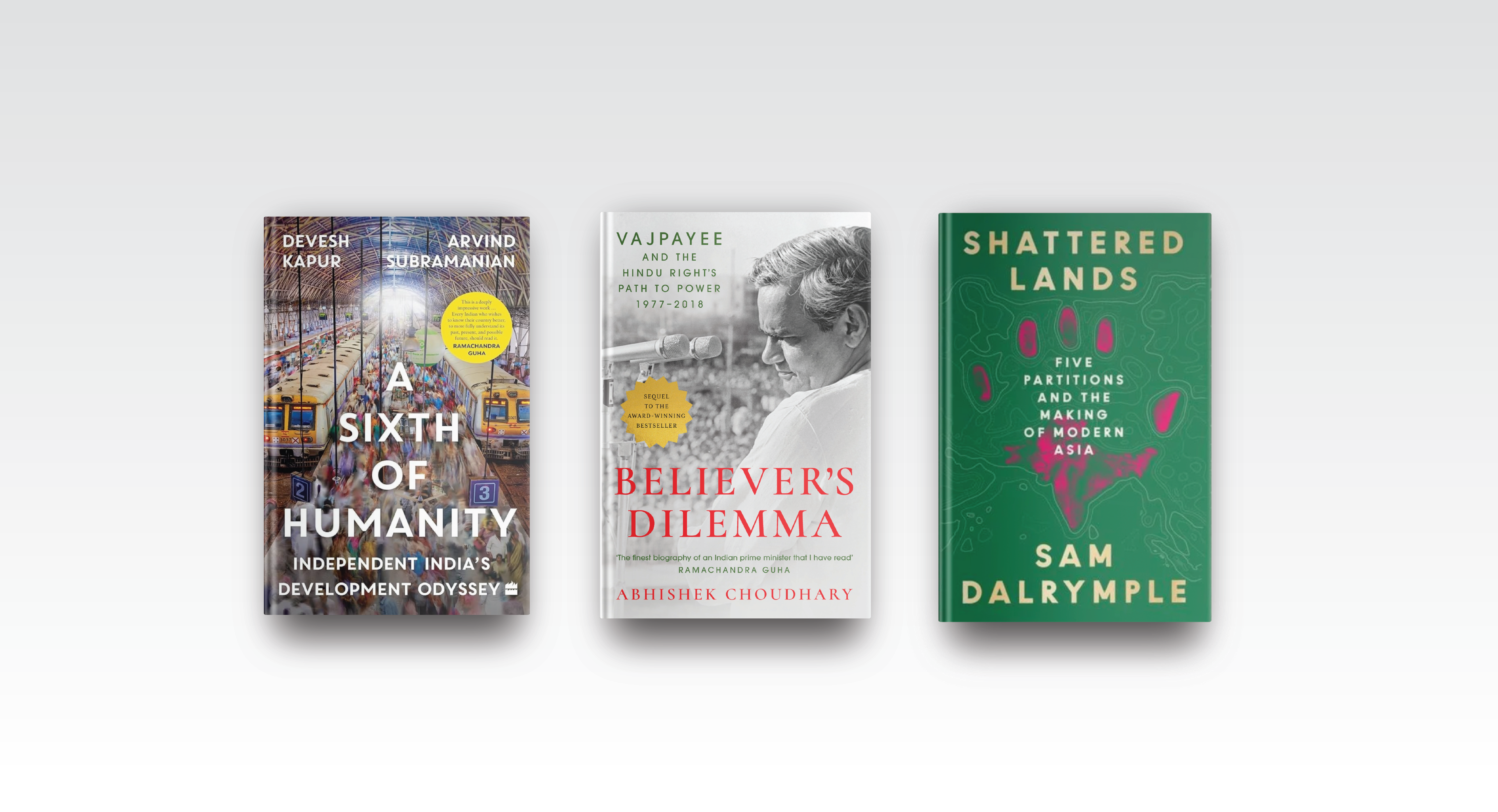 Covers of the three books highlighted in the post