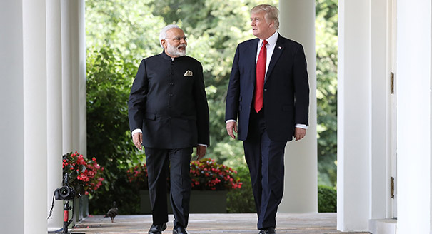 Trump hosts indian prime minister narendra modi at the white house