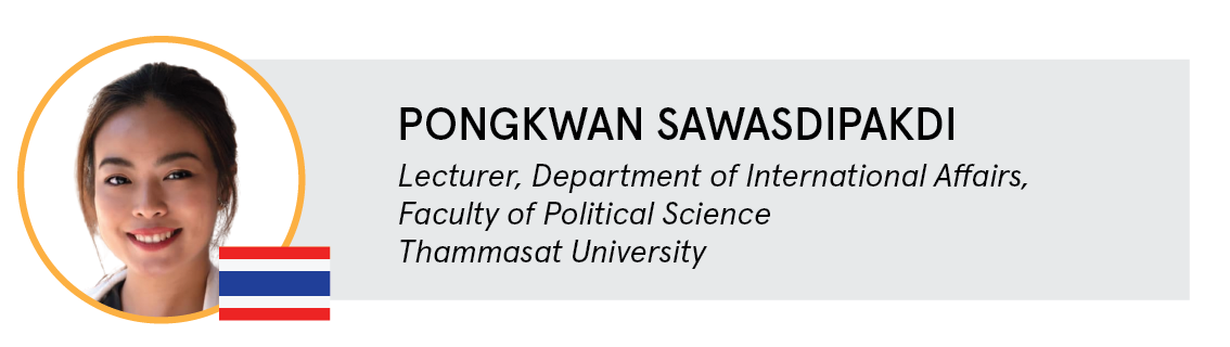 PONGKWAN SAWASDIPAKDI Lecturer, Department of International Affairs, Faculty of Political Science Thammasat University