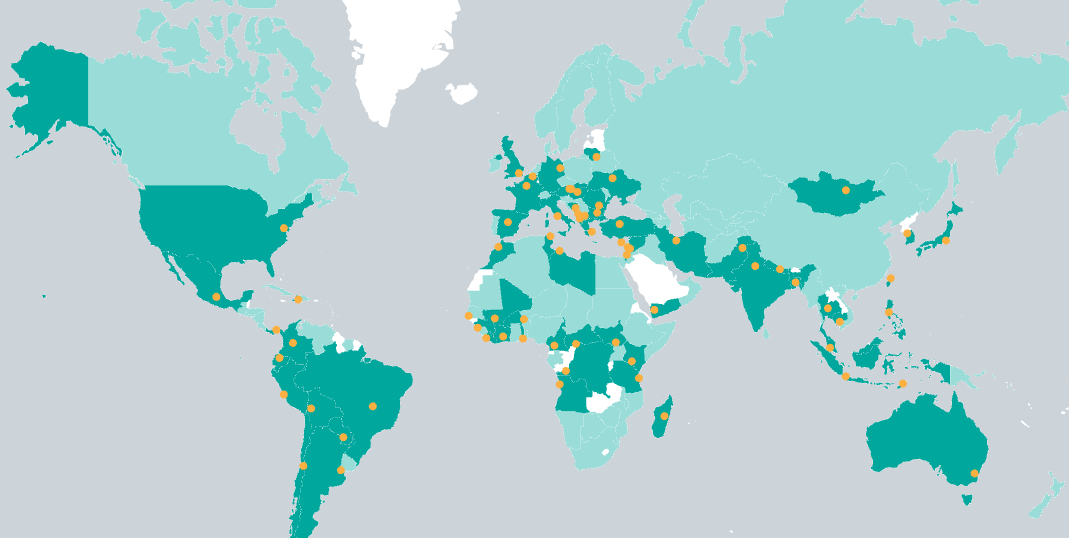 map of protests in 2025