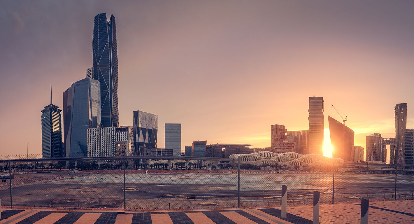 King Abdullah Financial District (KAFD) in Riyadh, Saudi Arabia